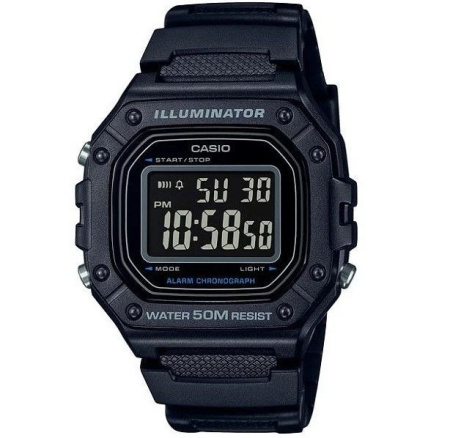 Часы наручные Casio W-218H-1BVDF