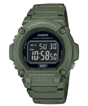 Часы наручные Casio W-219HC-3BVDF